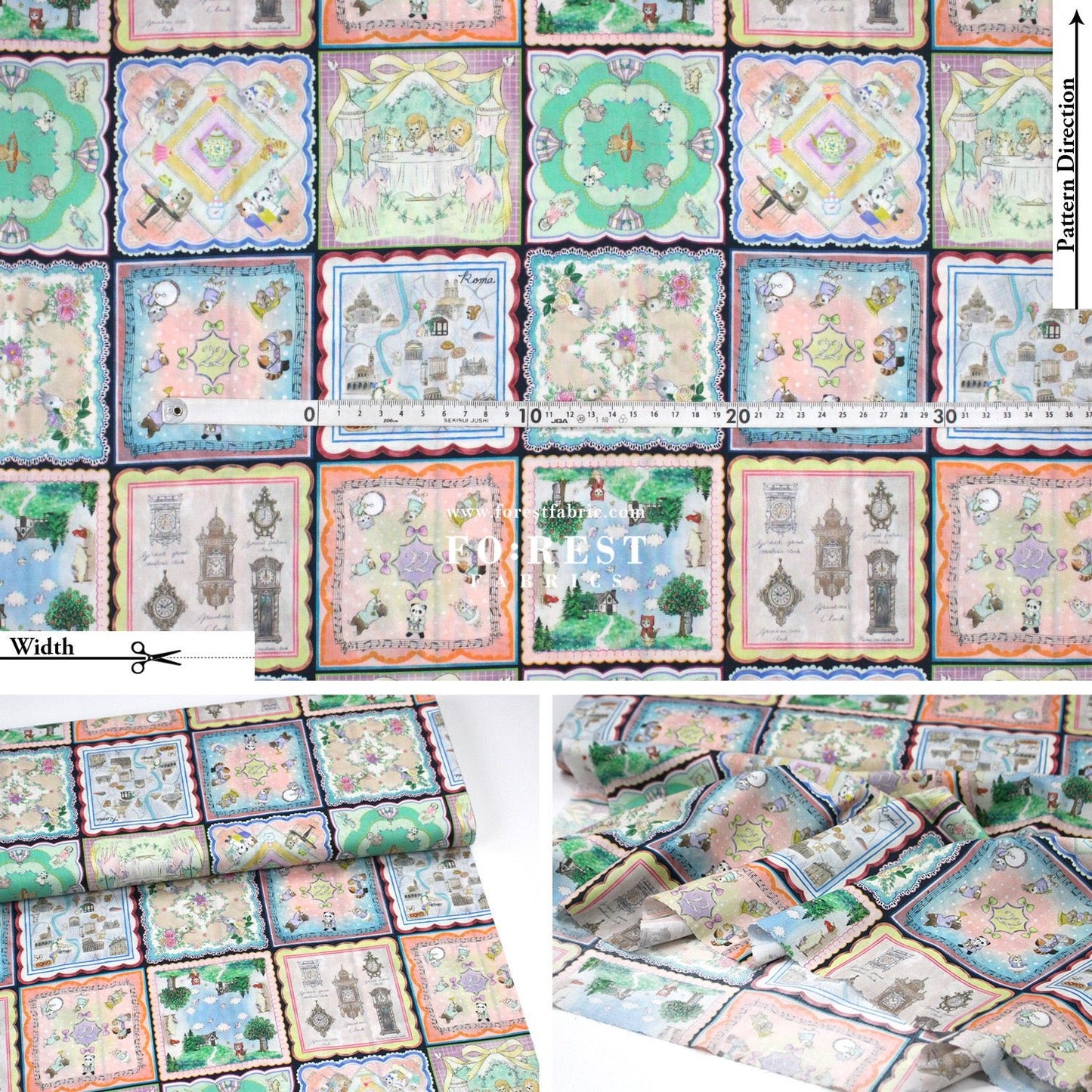 cotton - Handkerchief Collector fabric - FO:REST Fabric 布恩堂Liberty fabrictana lawnjapanese fabricykk zipper