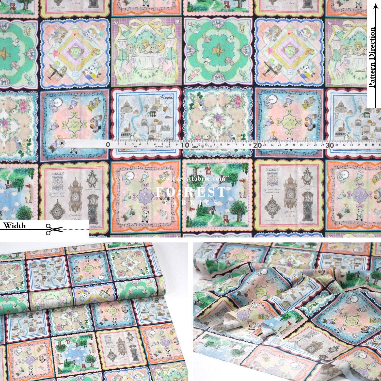 cotton - Handkerchief Collector fabric - FO:REST Fabric 布恩堂Liberty fabrictana lawnjapanese fabricykk zipper