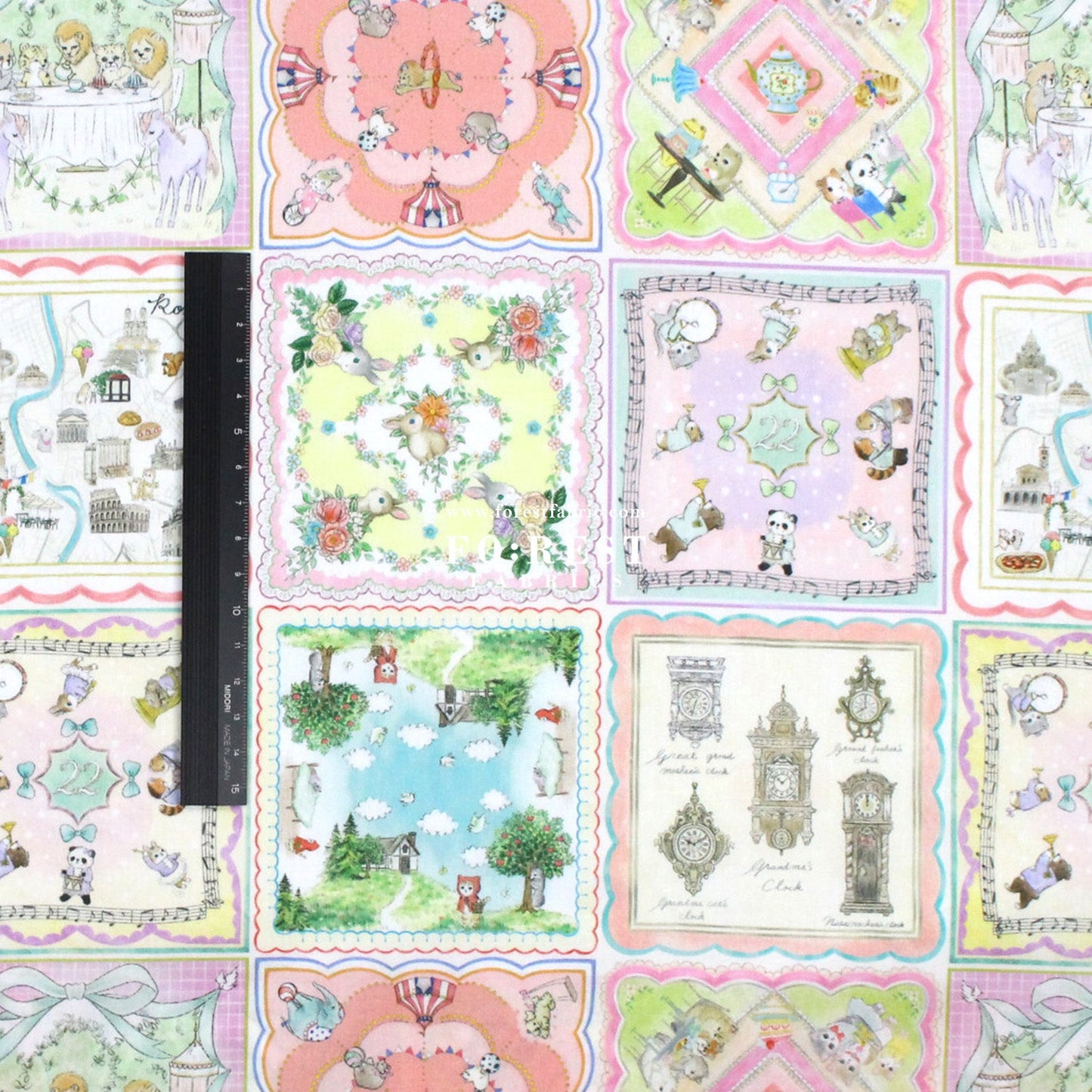 cotton - Handkerchief Collector fabric - FO:REST Fabric 布恩堂Liberty fabrictana lawnjapanese fabricykk zipper