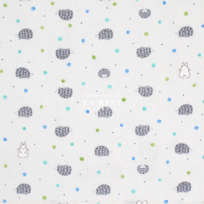 cotton - Hedgehog Rabbit fabric - FO:REST Fabric 布恩堂Liberty fabrictana lawnjapanese fabricykk zipper