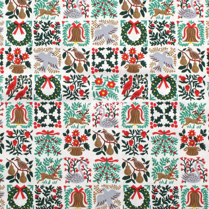 cotton - Holiday Tapestry Cream Small fabric - FO:REST Fabric 布恩堂Liberty fabrictana lawnjapanese fabricykk zipper