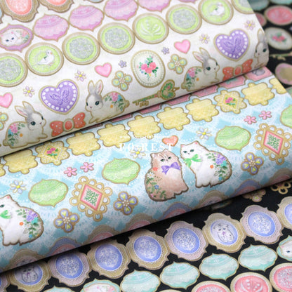 cotton - Icing Cookies fabric - FO:REST Fabric 布恩堂Liberty fabrictana lawnjapanese fabricykk zipper