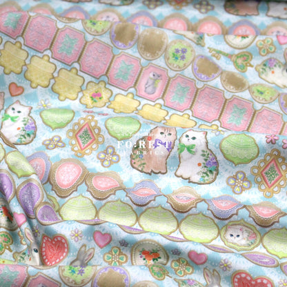 cotton - Icing Cookies fabric - FO:REST Fabric 布恩堂Liberty fabrictana lawnjapanese fabricykk zipper