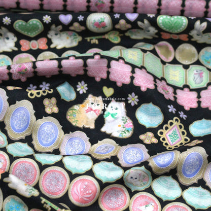 cotton - Icing Cookies fabric - FO:REST Fabric 布恩堂Liberty fabrictana lawnjapanese fabricykk zipper