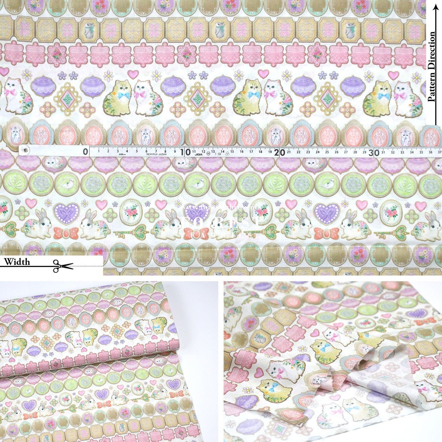 cotton - Icing Cookies fabric - FO:REST Fabric 布恩堂Liberty fabrictana lawnjapanese fabricykk zipper