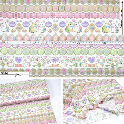 cotton - Icing Cookies fabric - FO:REST Fabric 布恩堂Liberty fabrictana lawnjapanese fabricykk zipper