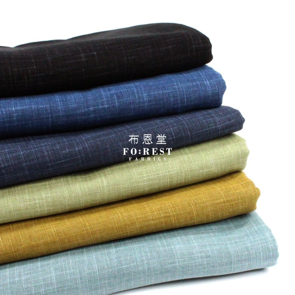 Cotton - Japanese style solid Plain Fabric - FO:REST Fabric 布恩堂Liberty fabrictana lawnjapanese fabricykk zipper