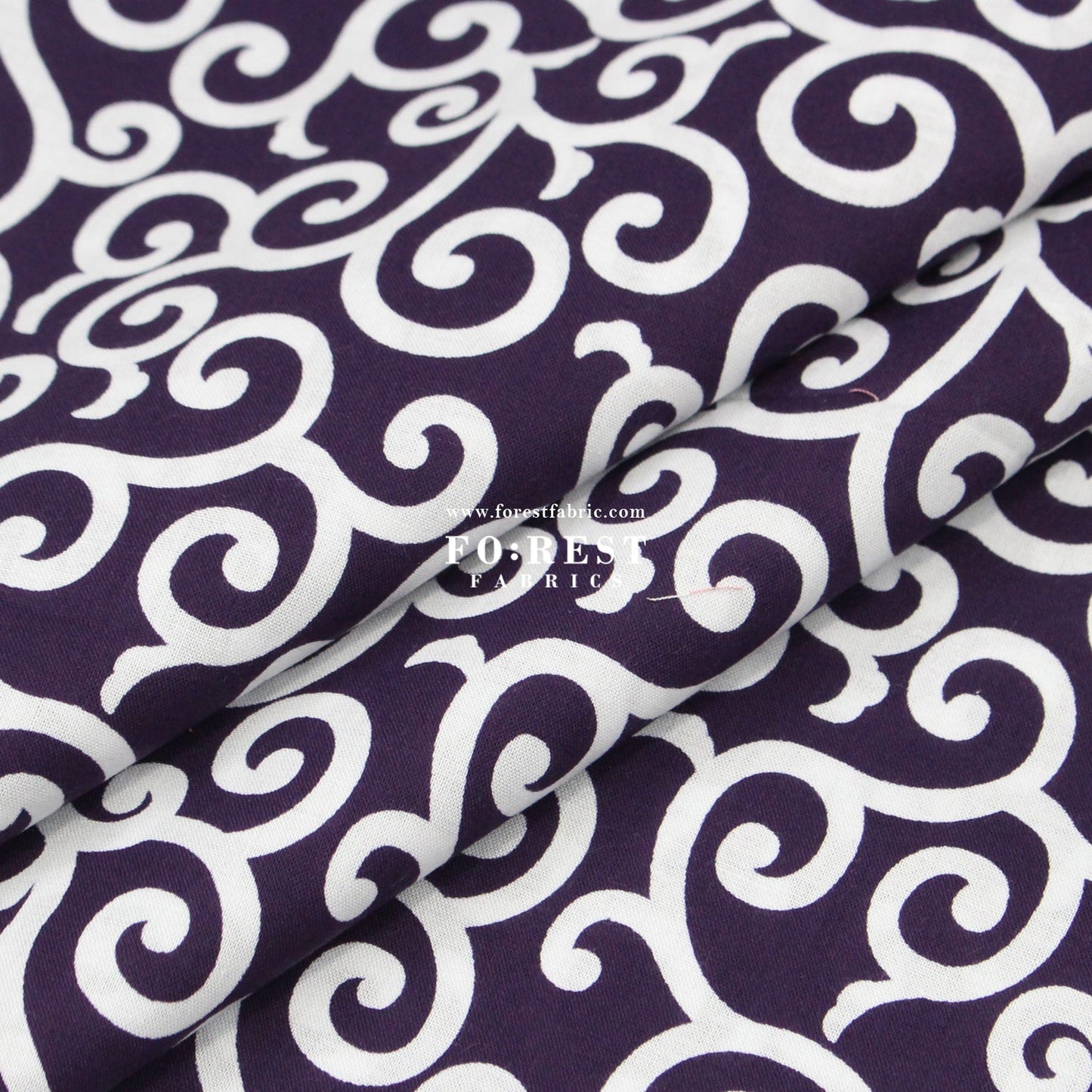cotton - Japanese Traditional Karakusa (L Size)唐草 fabric - FO:REST Fabric 布恩堂Liberty fabrictana lawnjapanese fabricykk zipper
