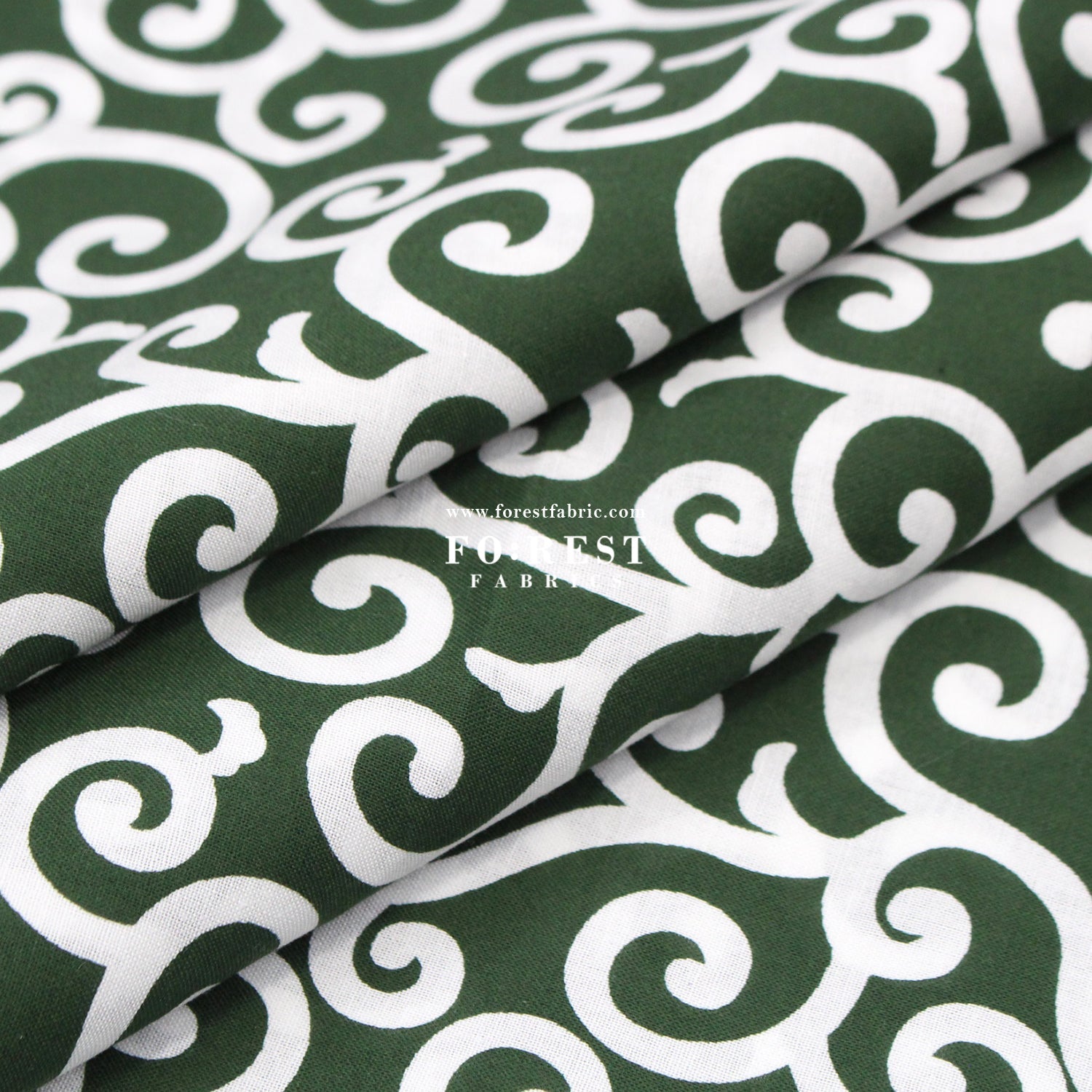 cotton - Japanese Traditional Karakusa (L Size)唐草 fabric - FO:REST Fabric 布恩堂Liberty fabrictana lawnjapanese fabricykk zipper