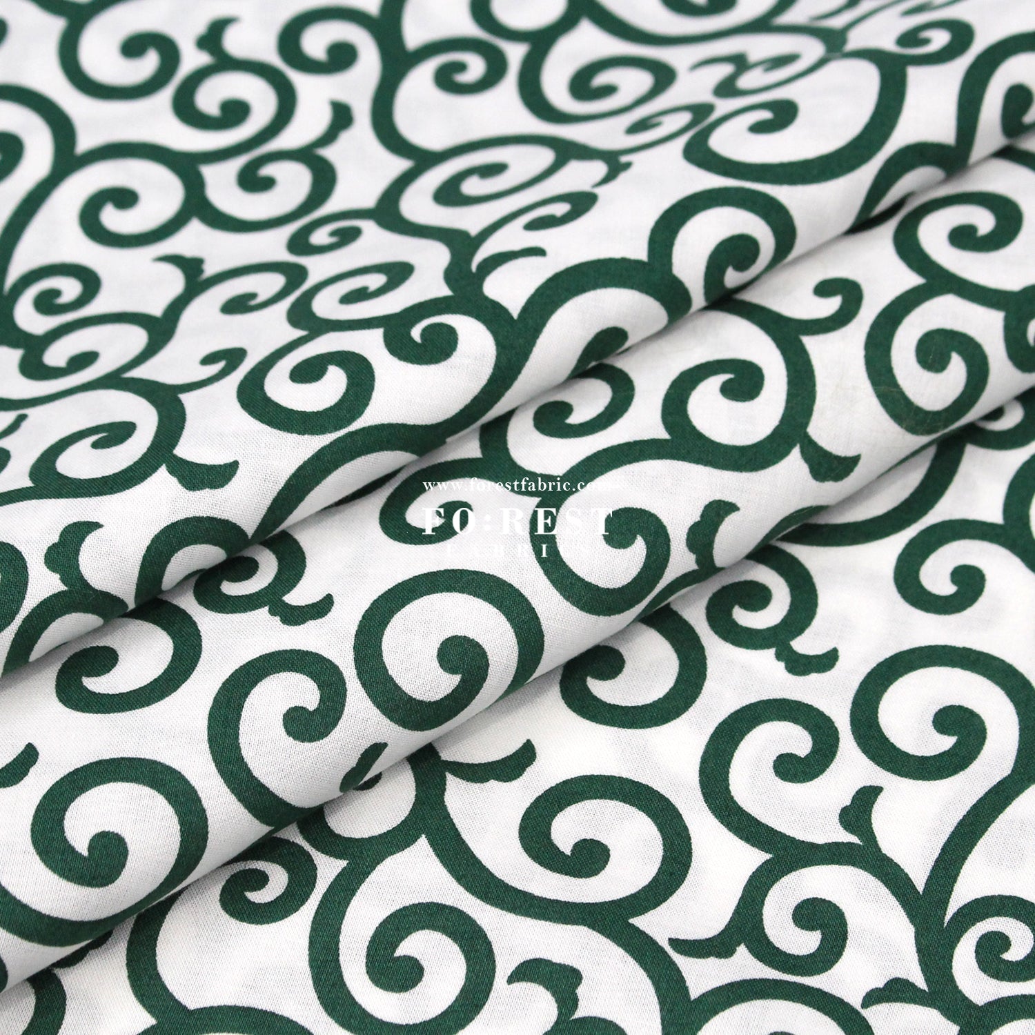 cotton - Japanese Traditional Karakusa (L Size)唐草 fabric - FO:REST Fabric 布恩堂Liberty fabrictana lawnjapanese fabricykk zipper