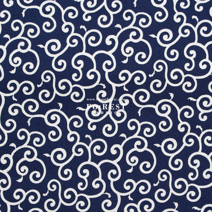 cotton - Japanese Traditional Karakusa (S Size)唐草 fabric de - FO:REST Fabric 布恩堂Liberty fabrictana lawnjapanese fabricykk zipper