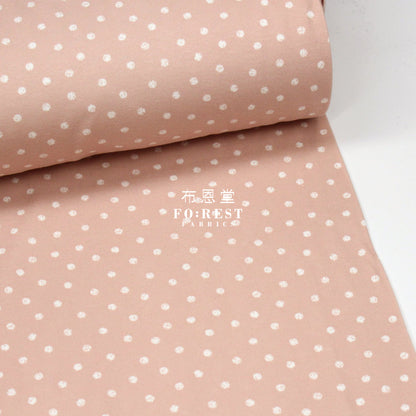 Cotton Jersey Knit - Dot Fabric 針織 Pink 粉