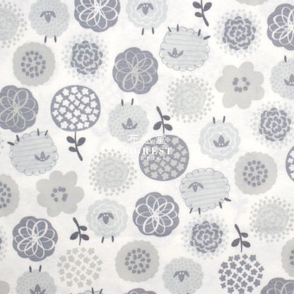 Cotton Jersey Knit - Wool fabric GRAY 針織 - FO:REST Fabric 布恩堂Liberty fabrictana lawnjapanese fabricykk zipper