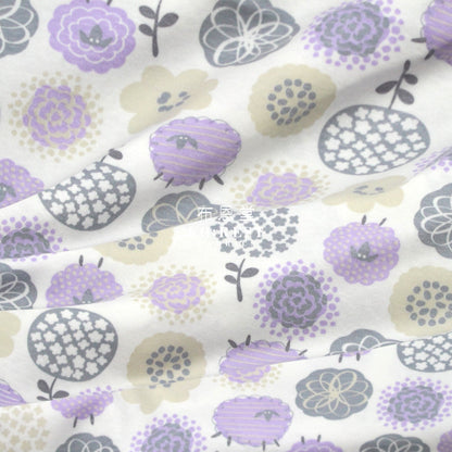 Cotton Jersey Knit - Wool fabric PURPLE 針織 - FO:REST Fabric 布恩堂Liberty fabrictana lawnjapanese fabricykk zipper