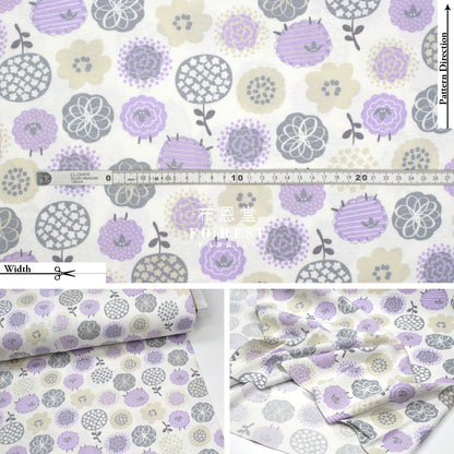 Cotton Jersey Knit - Wool fabric PURPLE 針織 - FO:REST Fabric 布恩堂Liberty fabrictana lawnjapanese fabricykk zipper