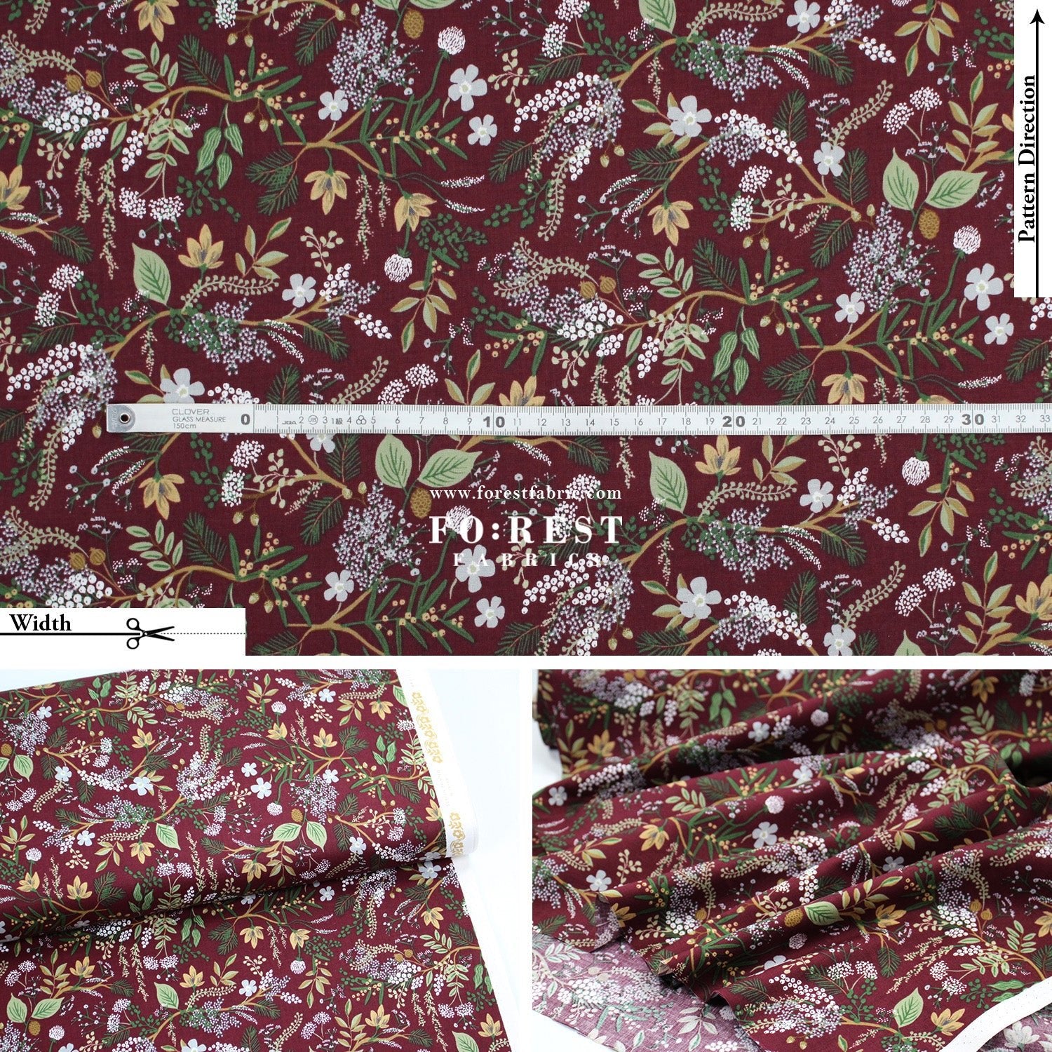 cotton - Juniper Foresst fabric - FO:REST Fabric 布恩堂Liberty fabrictana lawnjapanese fabricykk zipper