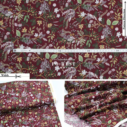cotton - Juniper Foresst fabric - FO:REST Fabric 布恩堂Liberty fabrictana lawnjapanese fabricykk zipper