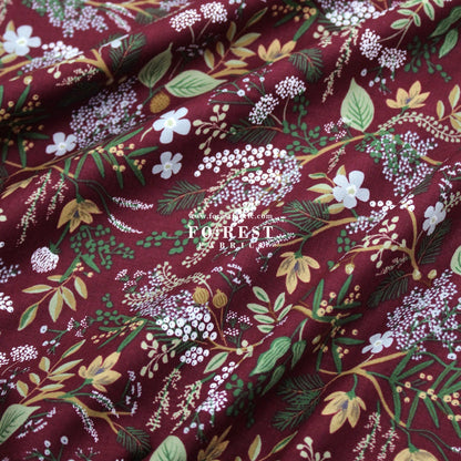 cotton - Juniper Foresst fabric - FO:REST Fabric 布恩堂Liberty fabrictana lawnjapanese fabricykk zipper