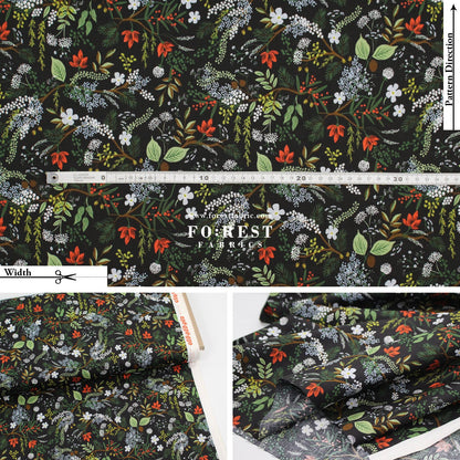 cotton - Juniper Foresst fabric - FO:REST Fabric 布恩堂Liberty fabrictana lawnjapanese fabricykk zipper