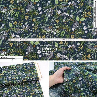 cotton - Juniper Foresst fabric - FO:REST Fabric 布恩堂Liberty fabrictana lawnjapanese fabricykk zipper