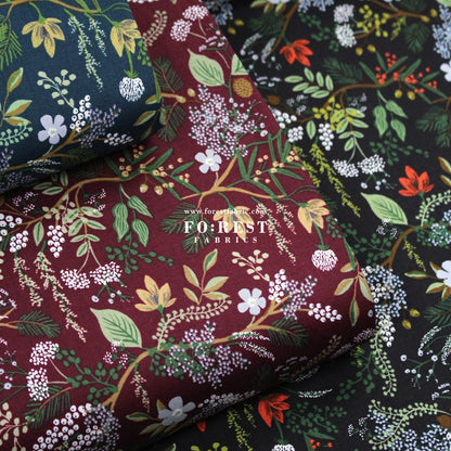 cotton - Juniper Foresst fabric - FO:REST Fabric 布恩堂Liberty fabrictana lawnjapanese fabricykk zipper