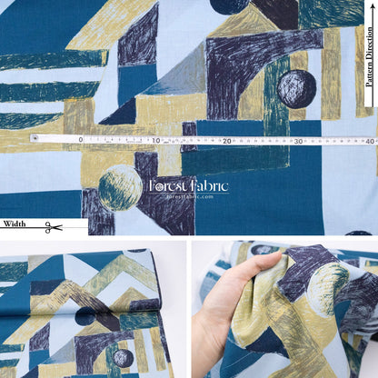cotton - KESHIKI Asanoyama fabric - FO:REST Fabric 布恩堂Liberty fabrictana lawnjapanese fabricykk zipper