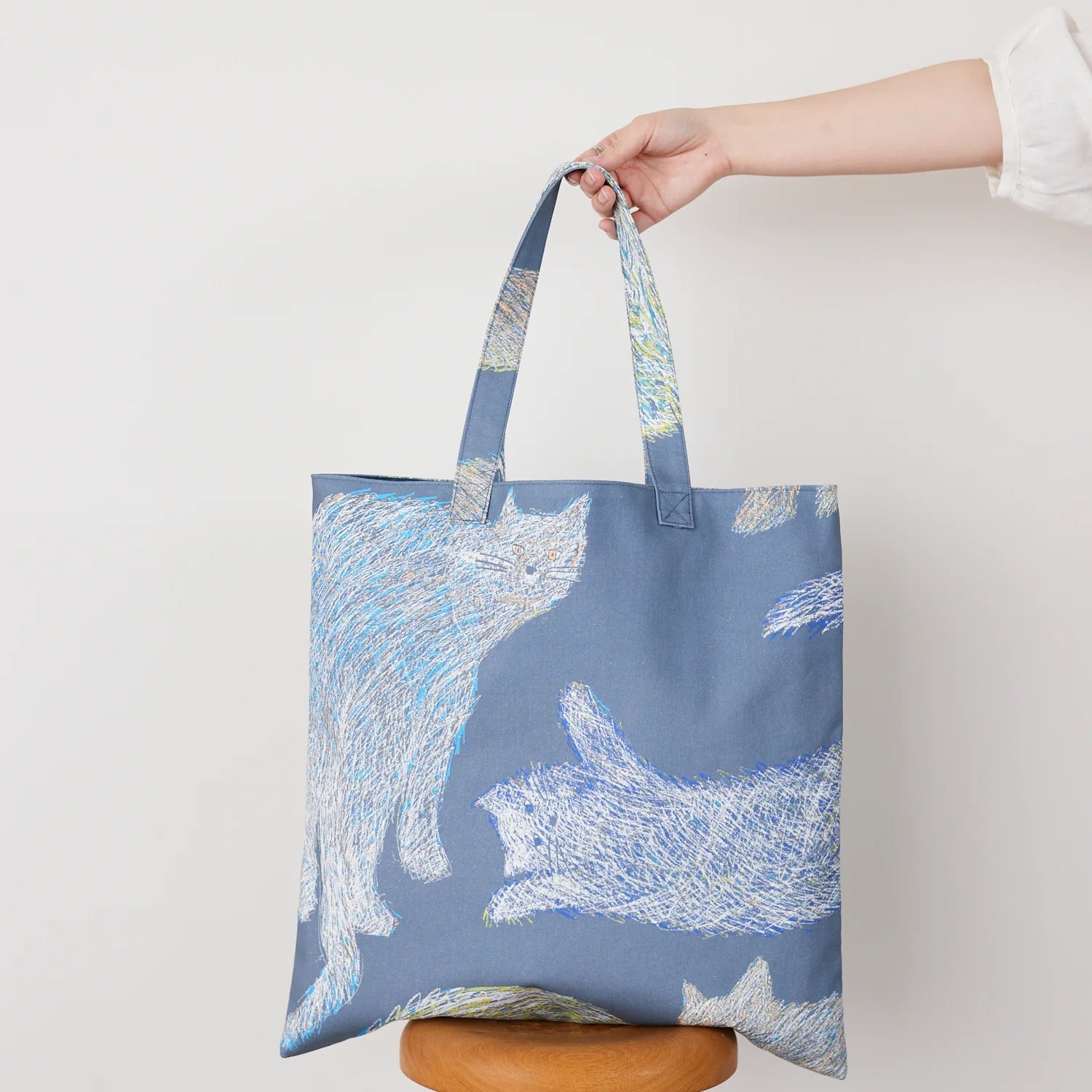 cotton - KESHIKI NekoNoe Cats fabric - FO:REST Fabric 布恩堂Liberty fabrictana lawnjapanese fabricykk zipper