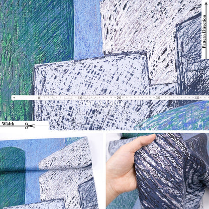 cotton - KESHIKI Station City fabric - FO:REST Fabric 布恩堂Liberty fabrictana lawnjapanese fabricykk zipper