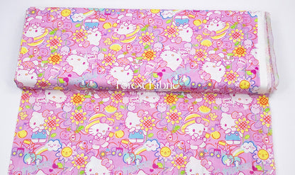 cotton - Kitty fabric - FO:REST Fabric 布恩堂Liberty fabrictana lawnjapanese fabricykk zipper
