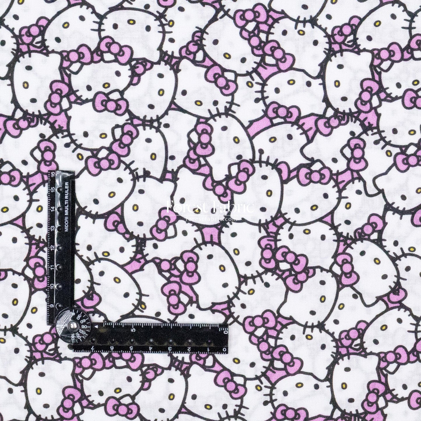 cotton - Kitty fabric - FO:REST Fabric 布恩堂Liberty fabrictana lawnjapanese fabricykk zipper