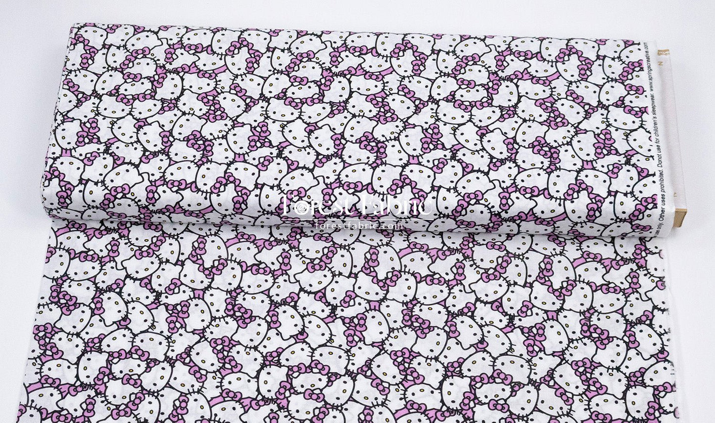 cotton - Kitty fabric - FO:REST Fabric 布恩堂Liberty fabrictana lawnjapanese fabricykk zipper