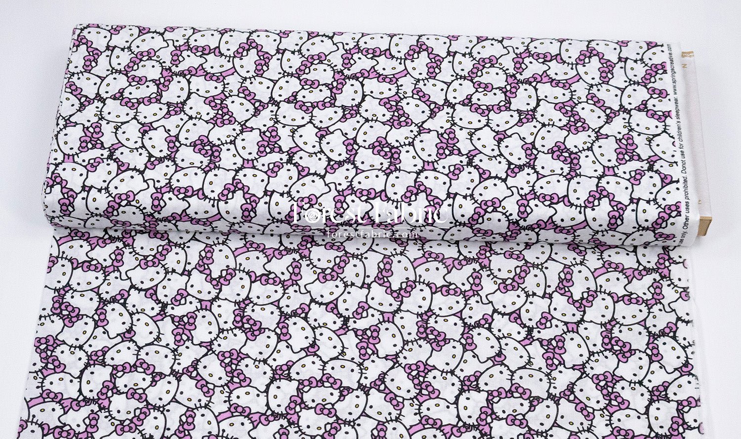 cotton - Kitty fabric - FO:REST Fabric 布恩堂Liberty fabrictana lawnjapanese fabricykk zipper