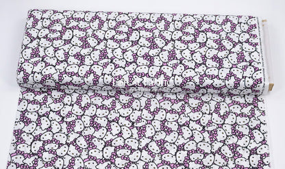 cotton - Kitty fabric - FO:REST Fabric 布恩堂Liberty fabrictana lawnjapanese fabricykk zipper