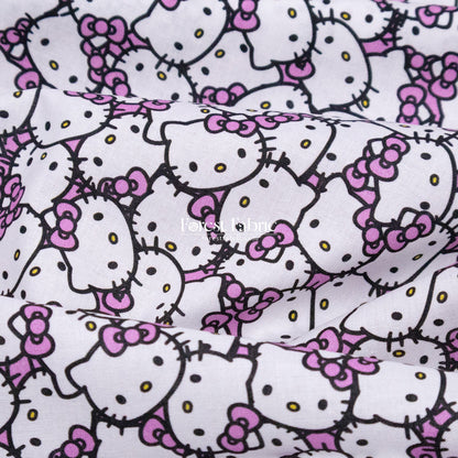 cotton - Kitty fabric - FO:REST Fabric 布恩堂Liberty fabrictana lawnjapanese fabricykk zipper