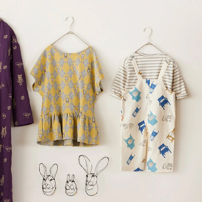 cotton knit jacquard - HAyU RABBIT ARGYLE B Fabric - FO:REST Fabric 布恩堂Liberty fabrictana lawnjapanese fabricykk zipper