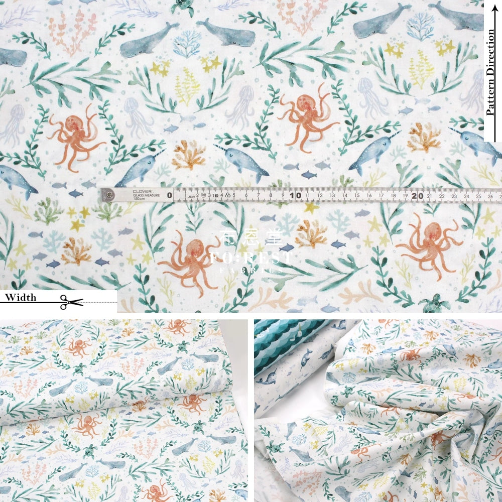 Cotton - La Mer Fabric