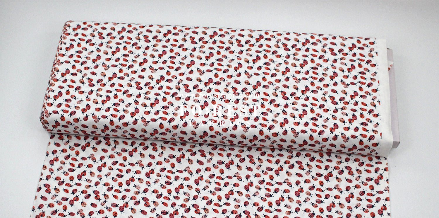 cotton - Lady Bugging fabric - FO:REST Fabric 布恩堂Liberty fabrictana lawnjapanese fabricykk zipper