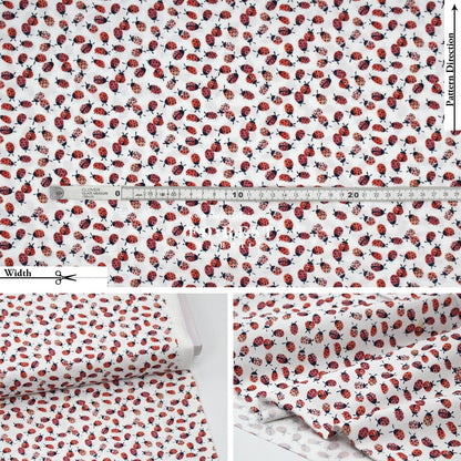 cotton - Lady Bugging fabric - FO:REST Fabric 布恩堂Liberty fabrictana lawnjapanese fabricykk zipper