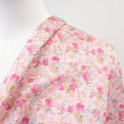 cotton lawn - Lilac Meadow fabric - FO:REST Fabric 布恩堂Liberty fabrictana lawnjapanese fabricykk zipper