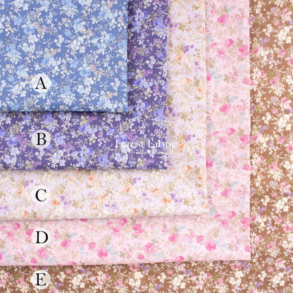 cotton lawn - Lilac Meadow fabric - FO:REST Fabric 布恩堂Liberty fabrictana lawnjapanese fabricykk zipper