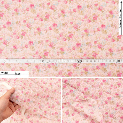 cotton lawn - Lilac Meadow fabric - FO:REST Fabric 布恩堂Liberty fabrictana lawnjapanese fabricykk zipper