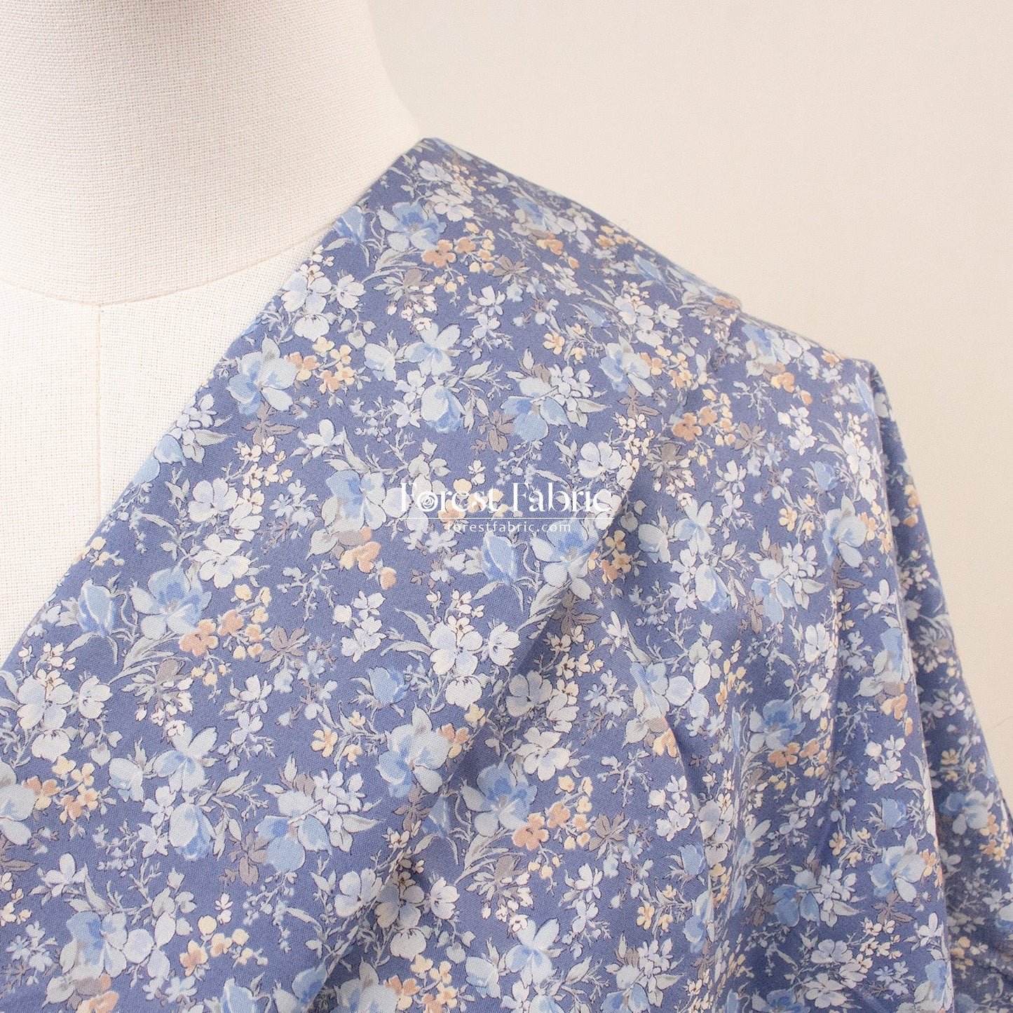 cotton lawn - Lilac Meadow fabric - FO:REST Fabric 布恩堂Liberty fabrictana lawnjapanese fabricykk zipper