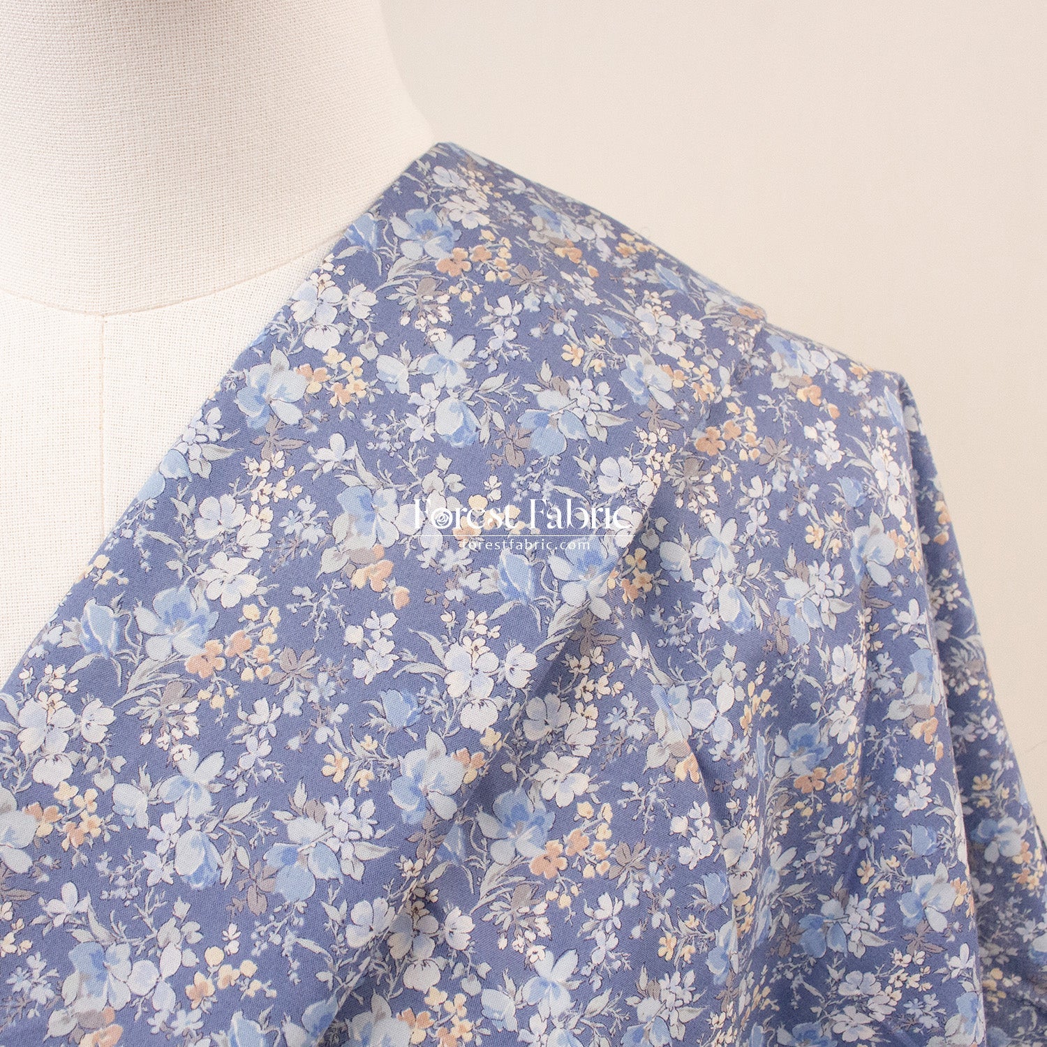 cotton lawn - Lilac Meadow fabric - FO:REST Fabric 布恩堂Liberty fabrictana lawnjapanese fabricykk zipper