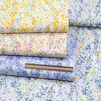 cotton lawn - Sunny Field Breeze fabric - FO:REST Fabric 布恩堂Liberty fabrictana lawnjapanese fabricykk zipper