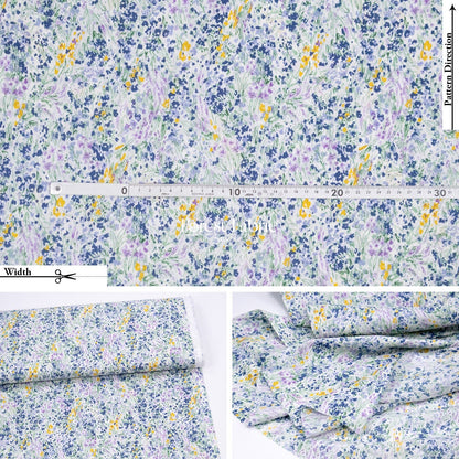 cotton lawn - Sunny Field Breeze fabric - FO:REST Fabric 布恩堂Liberty fabrictana lawnjapanese fabricykk zipper