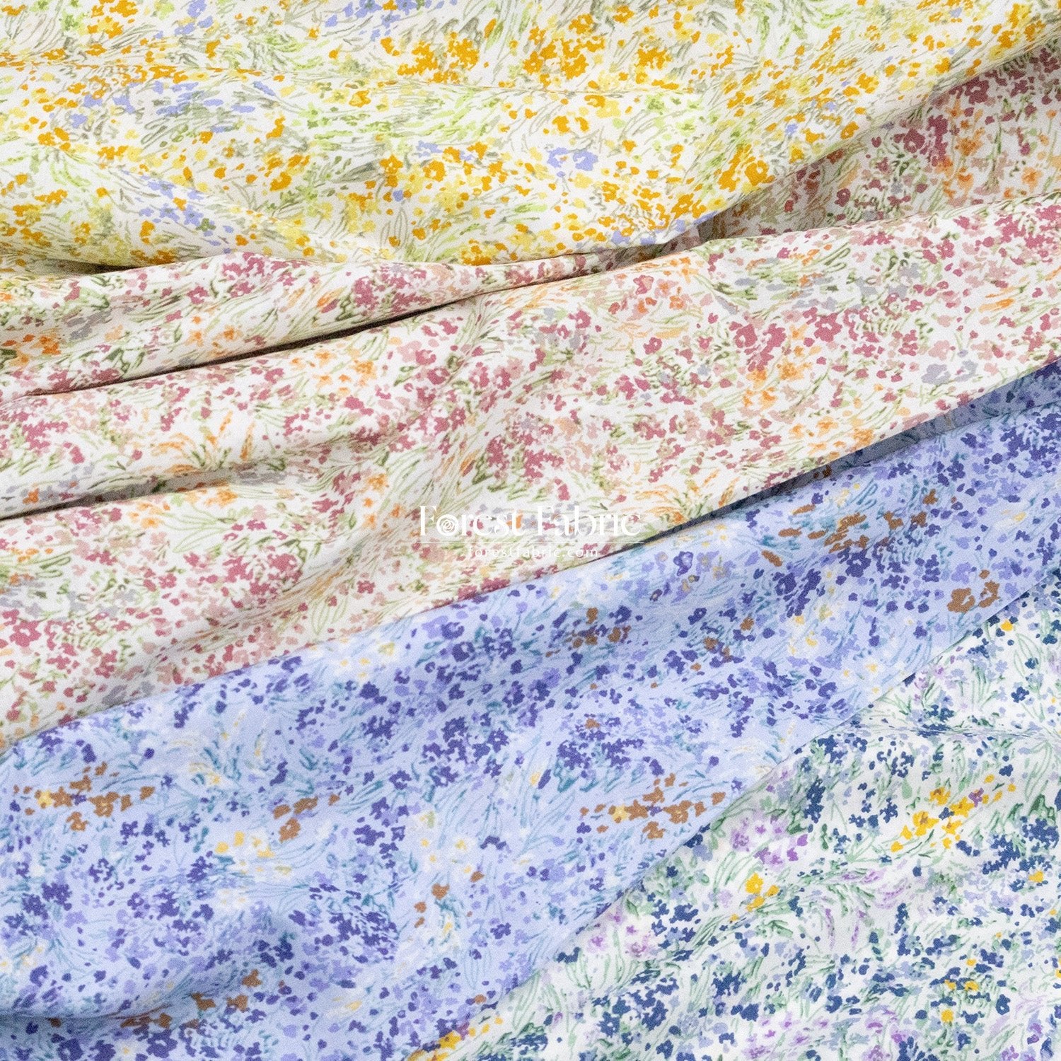 cotton lawn - Sunny Field Breeze fabric - FO:REST Fabric 布恩堂Liberty fabrictana lawnjapanese fabricykk zipper