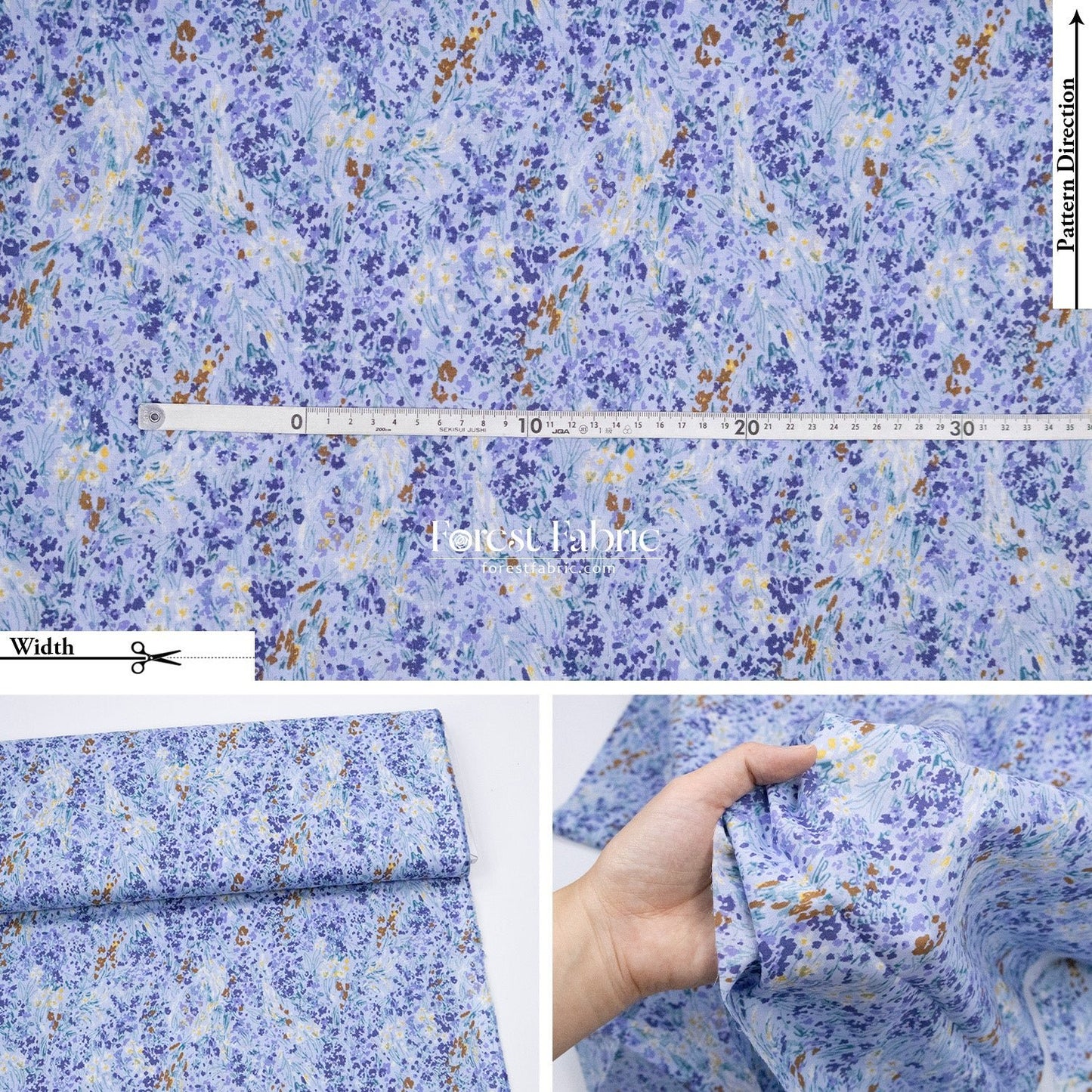 cotton lawn - Sunny Field Breeze fabric - FO:REST Fabric 布恩堂Liberty fabrictana lawnjapanese fabricykk zipper
