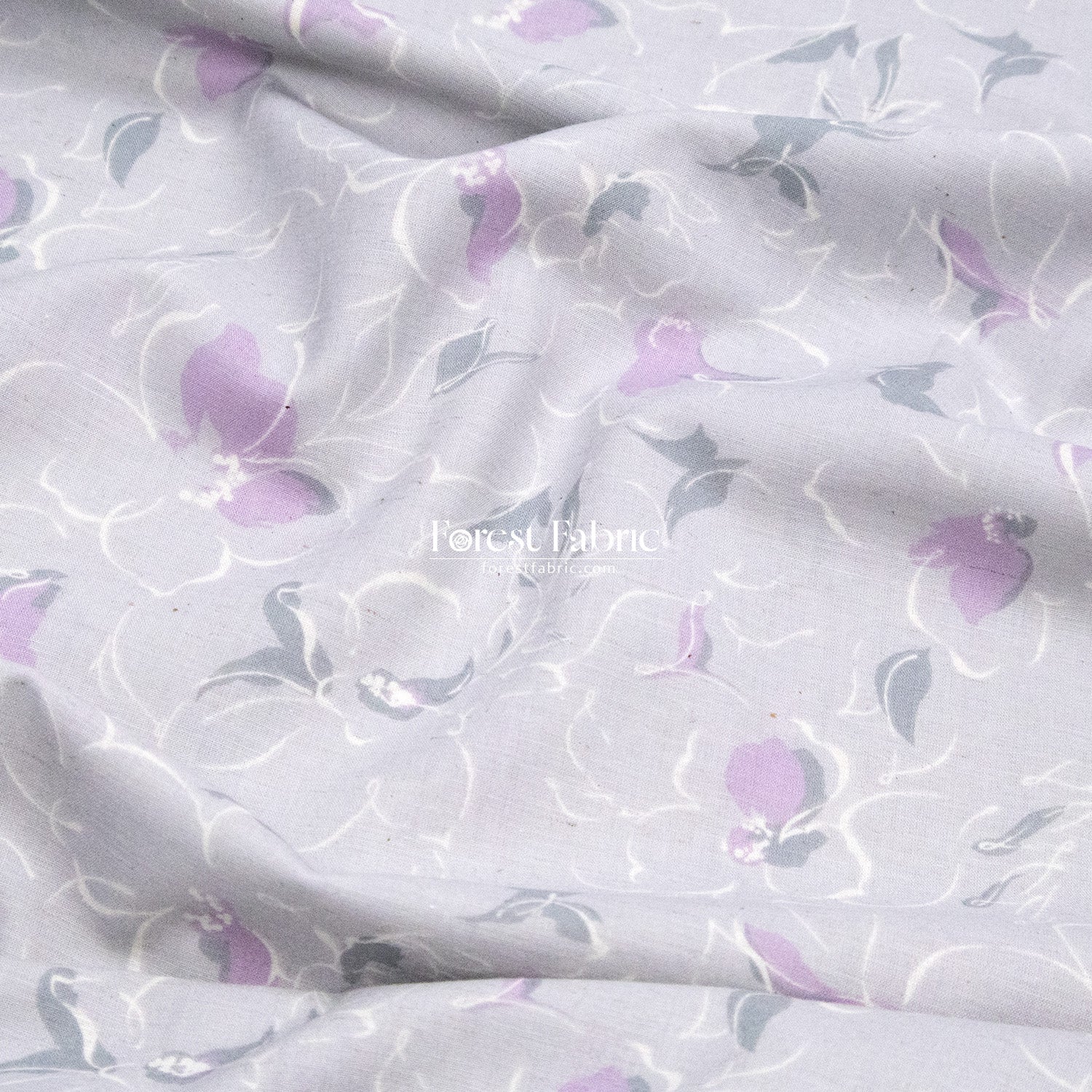 cotton line - Whispering Blossom fabric - FO:REST Fabric 布恩堂Liberty fabrictana lawnjapanese fabricykk zipper