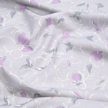 cotton line - Whispering Blossom fabric - FO:REST Fabric 布恩堂Liberty fabrictana lawnjapanese fabricykk zipper