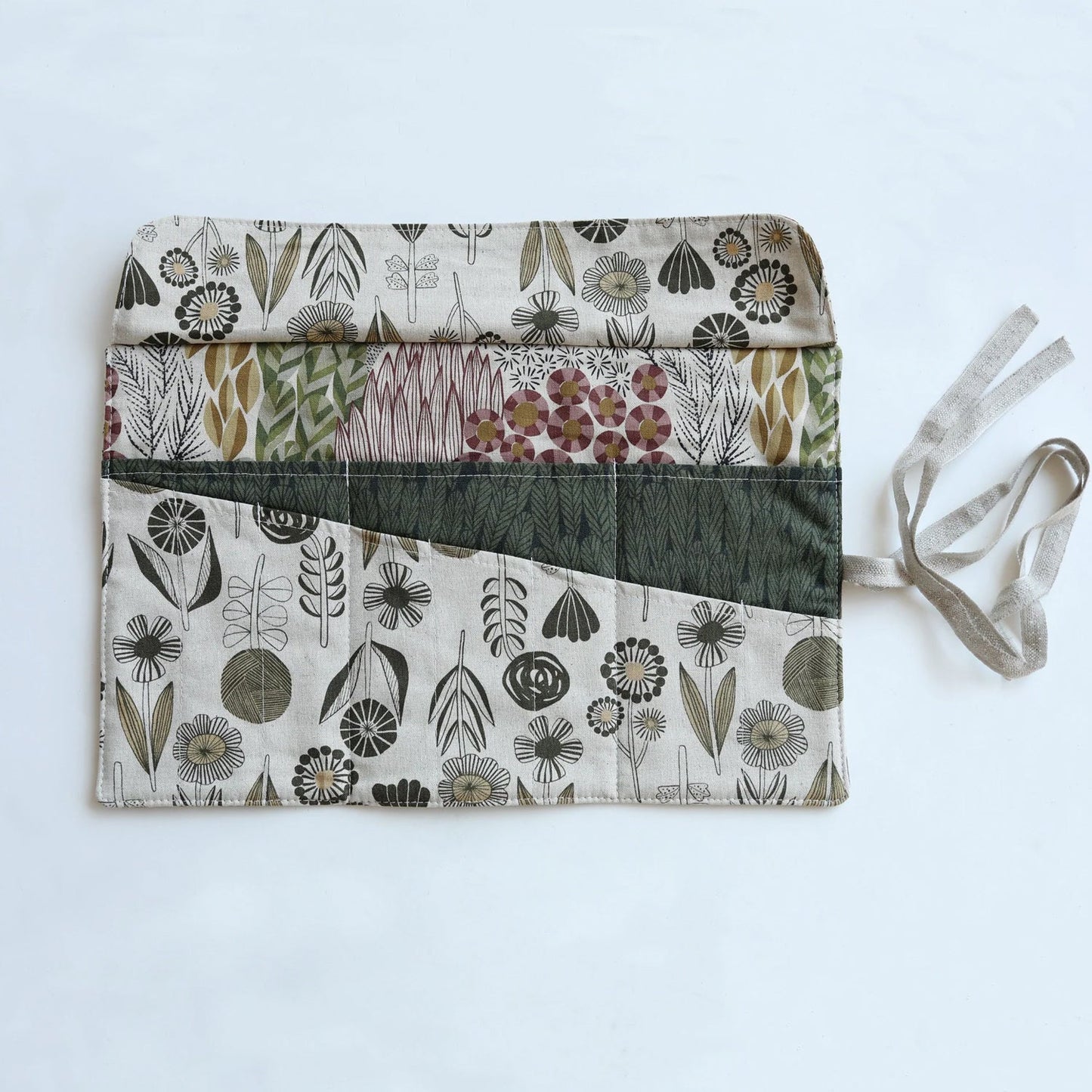 cotton linen - Bloom by bookhou Flower fabric B - FO:REST Fabric 布恩堂Liberty fabrictana lawnjapanese fabricykk zipper